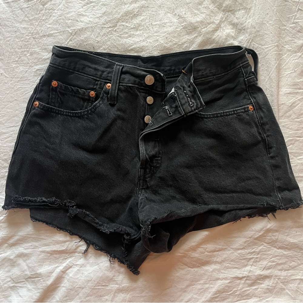 Levi’s 501 Black Jean Shorts
